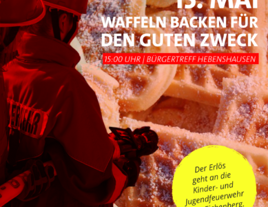 Frische Waffeln für den guten Zweck