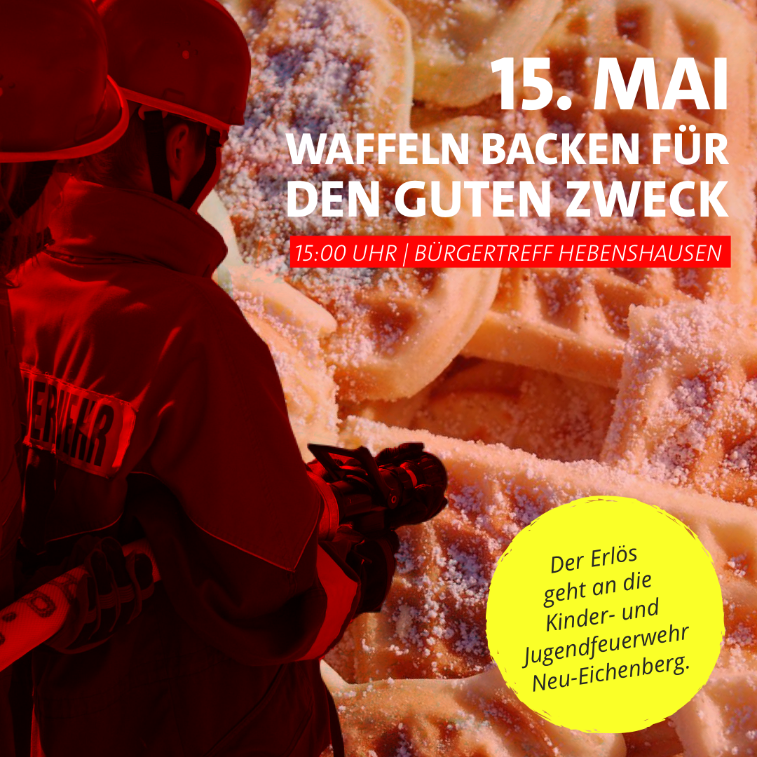 Frische Waffeln für den guten Zweck
